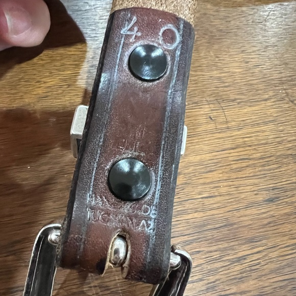 VTG 1996 WESTERN LEATHER BELT - Picture 4 of 7